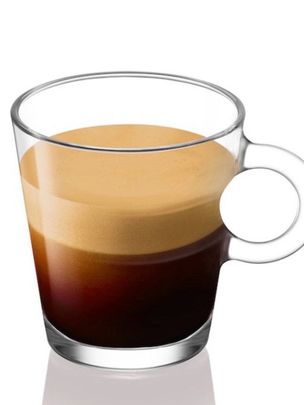 Nespresso Espresso VIEW Cups with  Handle - Transparent set of 4